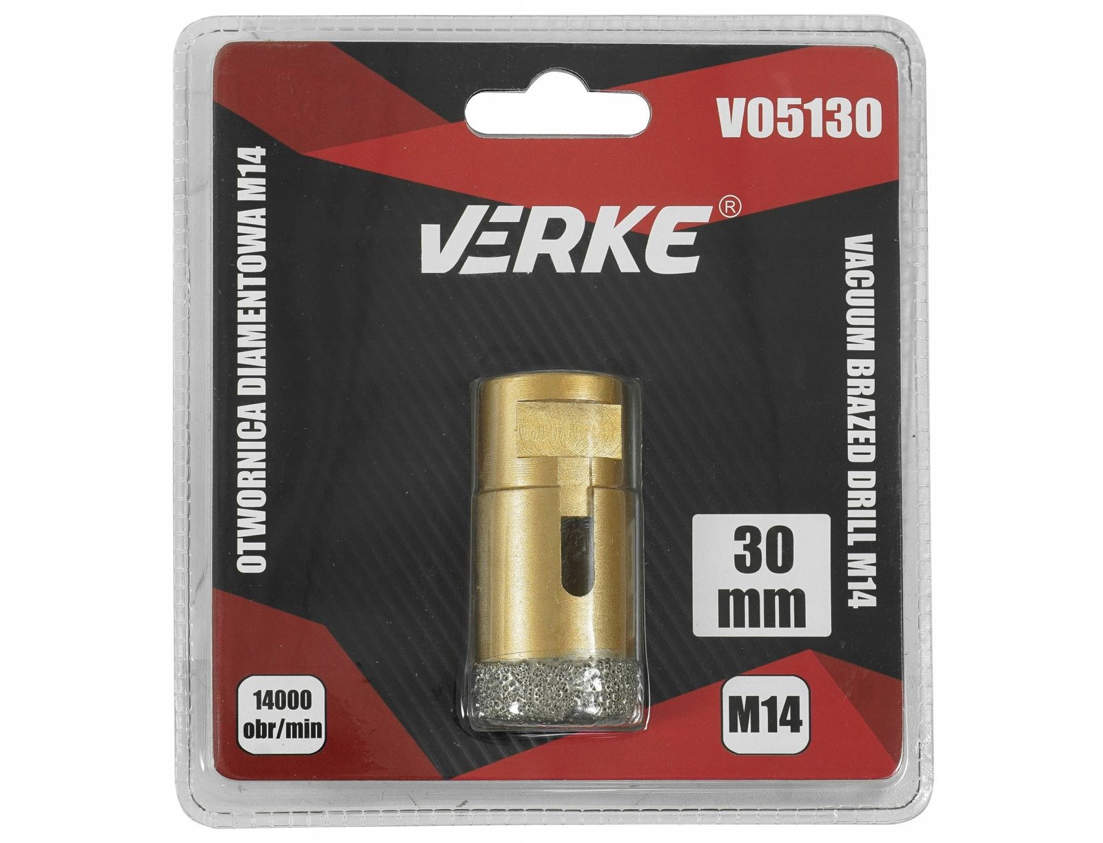 Verke V05130 Wiertło diamentowe otwornica 30mm