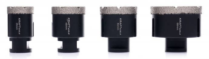 KraftDele KD11227 Otwornice diamentowe w walizce