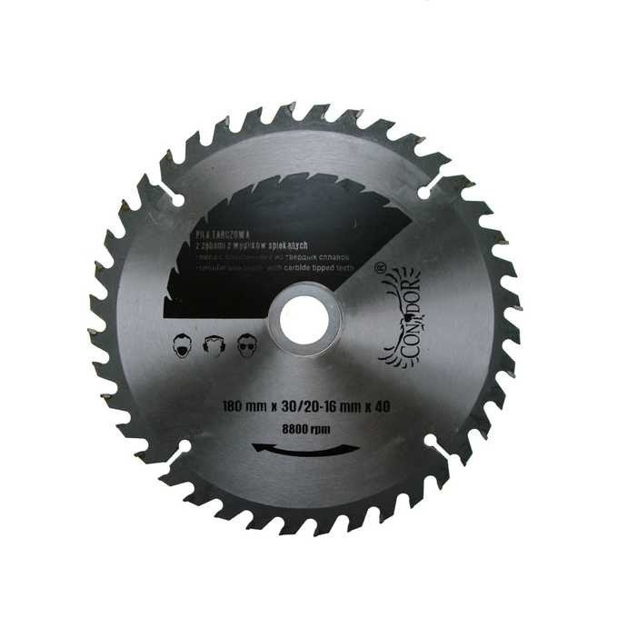 Condor CON-TCT-1804 Tarcza do drewna 180mm 40T