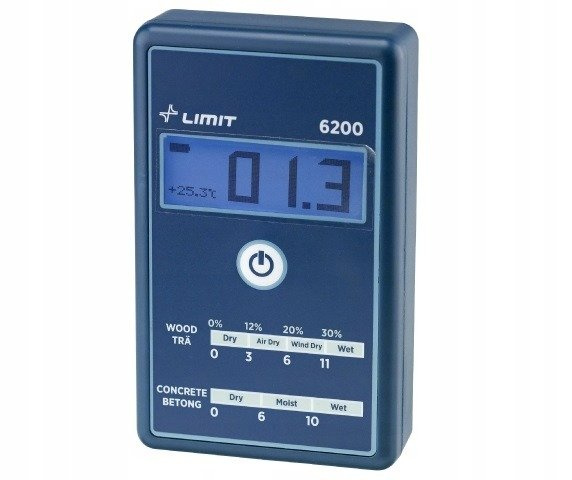 Limit 267150100 Wilgotnościomierz do drewna i betonu 6200 30-40 mm