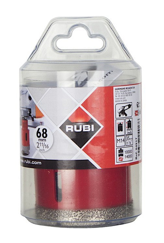 RUBI 6961 Wiertło diamentowe DRYGRES śr.68 mm M14