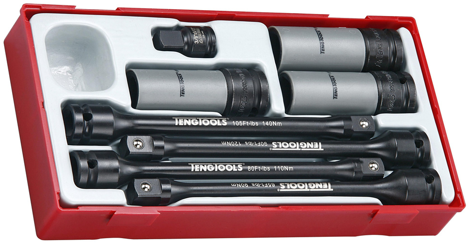 Teng Tools 172470403 Zestaw trzonów skrętnych 8 el
