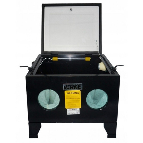 Verke V81085 Piaskarka kabinowa 90l pistolet dysze