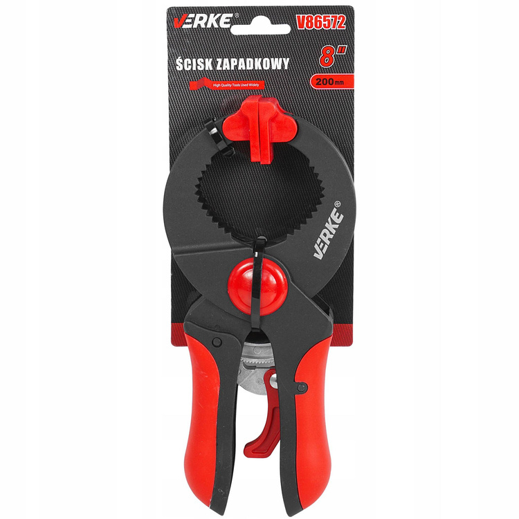 Verke V86572 Ścisk zapadkowy stolarski 200mm