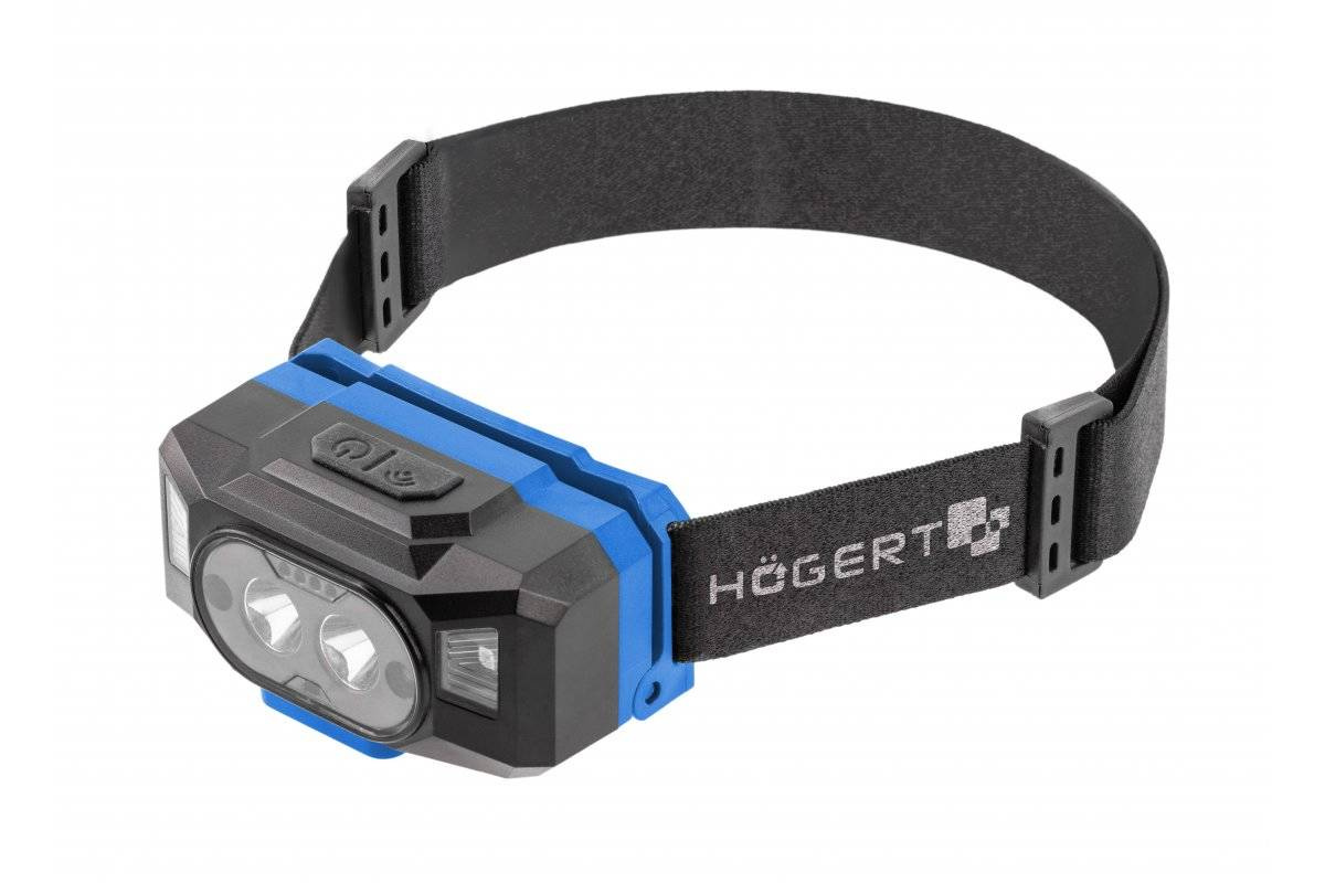 Hogert HT1E423 Lampa czołowa LED USB z power bank