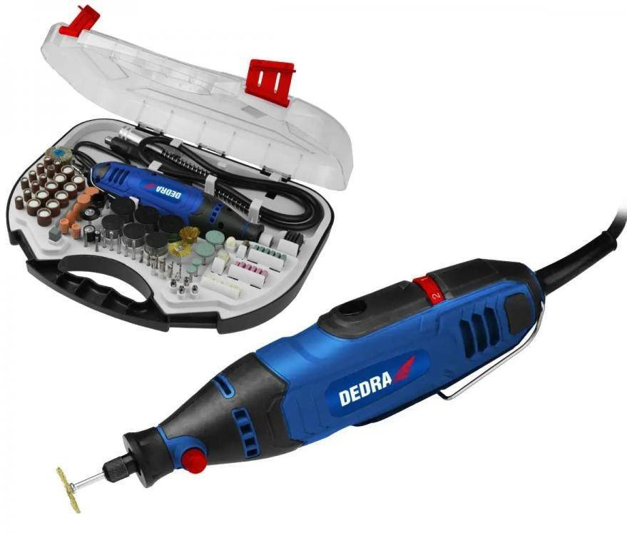 Dedra DED7944Z2 Miniszlifierka 135W zestaw 215 szt