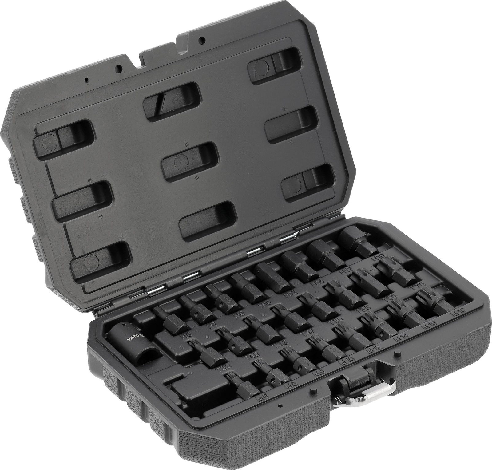 YATO YT-10657 ZESTAW UDAROWYCH KLUCZY TRZPIENIOWYCH Z NASADKĄ