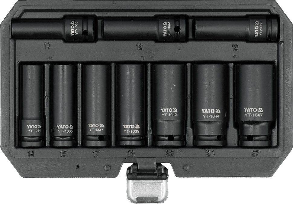 YATO YT-10557 ZESTAW NASADEK UDAROWYCH DŁUGICH 1/2"