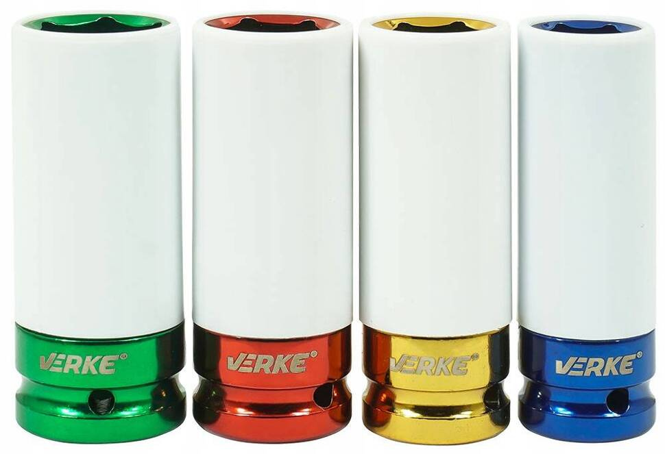 Verke V86102 Nasadki do felg aluminiowych 1/2 4szt