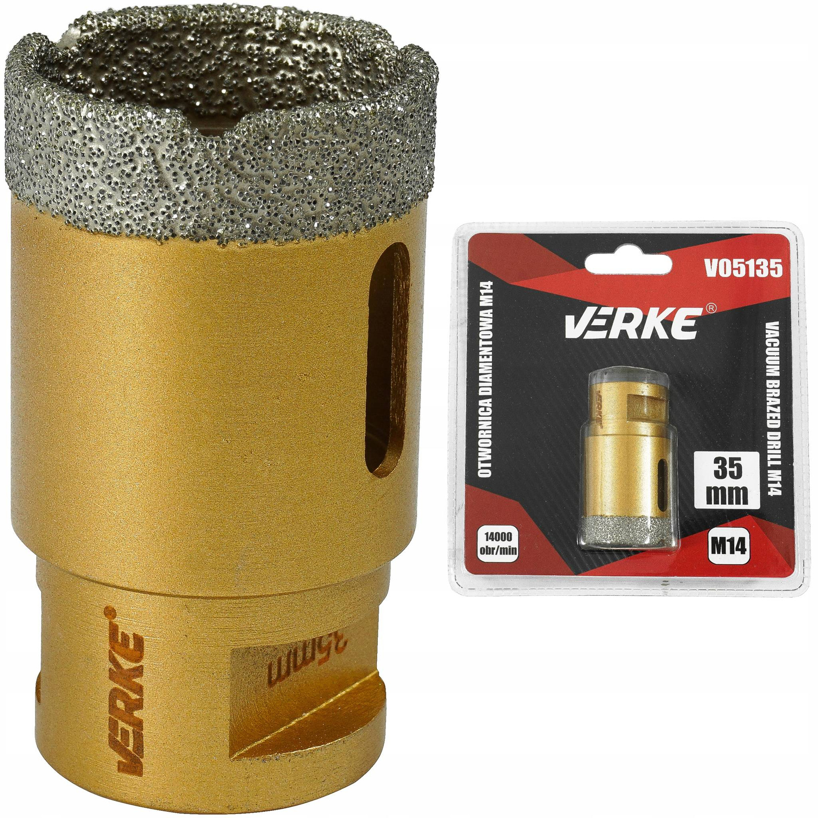 Verke V05135 Wiertło diamentowe otwornica 35mm