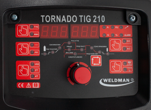 Weldman 103037 Spawarka TORNADO TIG 210 AC/DC
