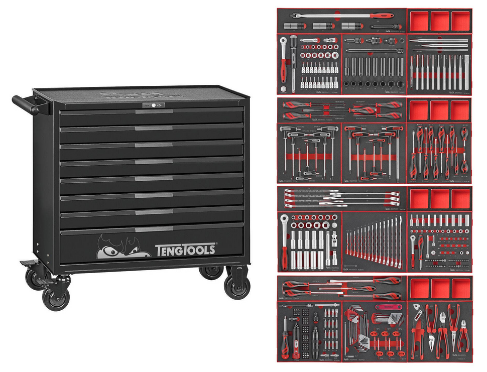 Teng Tools TENG-BLACK-391 Wózek narzędziowy 391 e