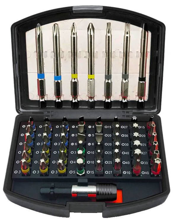 KraftDele KD10471 Zestaw bitów 56 elementów