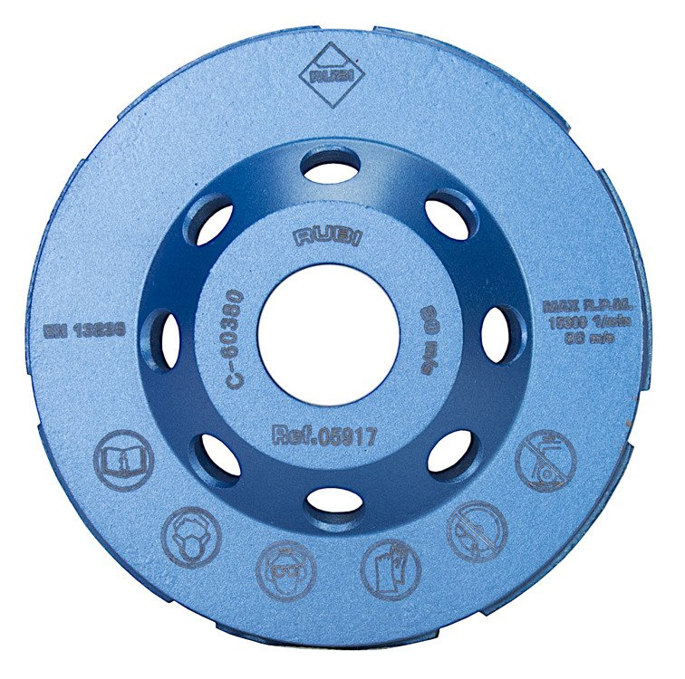 RUBI 5917 Talerz diamentowy do szlif. betonu 100mm