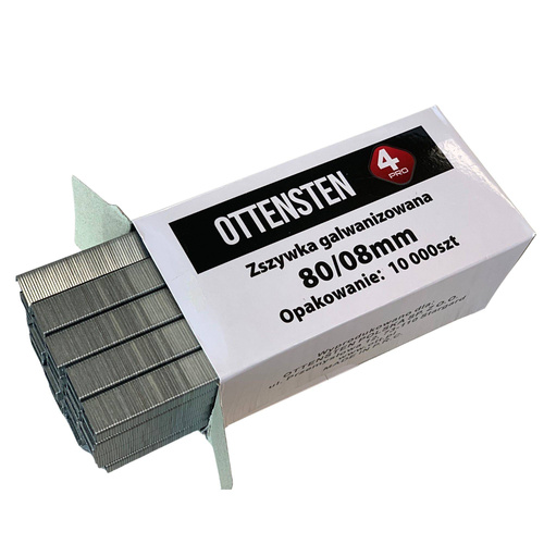 Ottensten ZSZYWKI TAPICERSKIE TYP80 8mm 10000 szt.