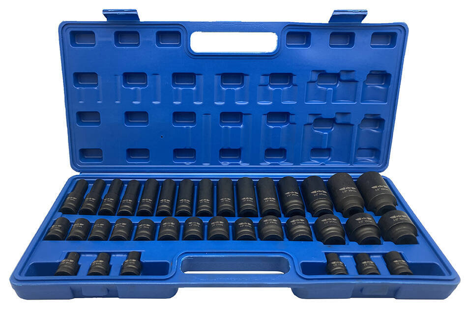 Adler AD-35KD Nasadki udarowe 1/2'' Kpl. 35 szt.