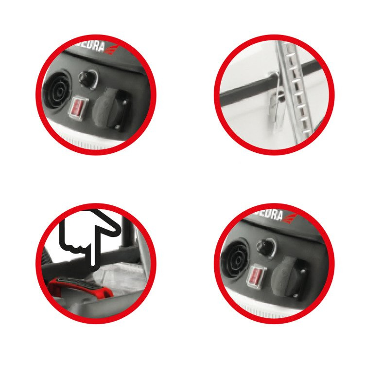 Dedra DED6603 Odkurzacz przemysłowy filtr wodny