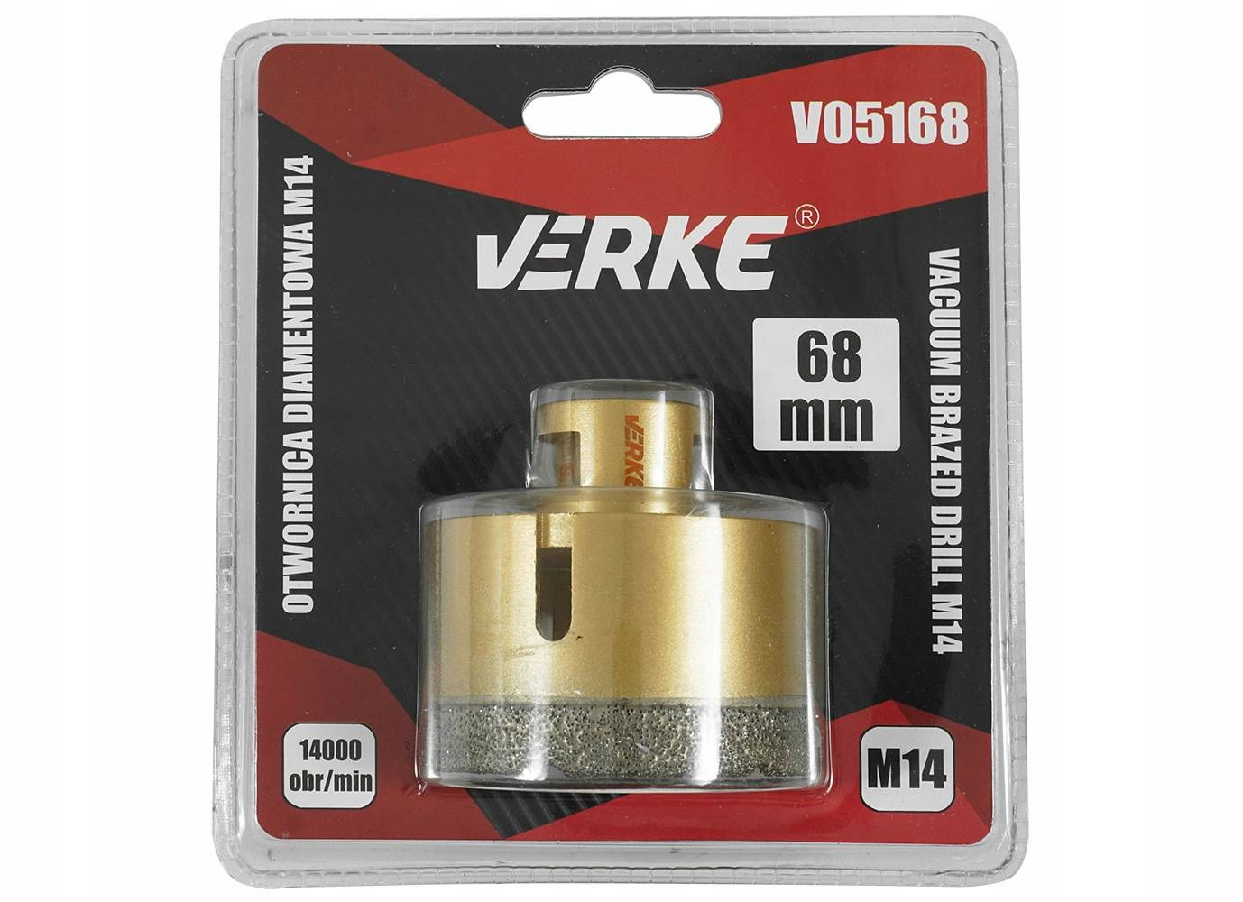 Verke V05168 Wiertło diamentowe otwornica 68mm