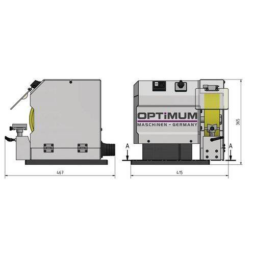 Optimum OPTIgrind GB 250B Gratownica szczotkowa