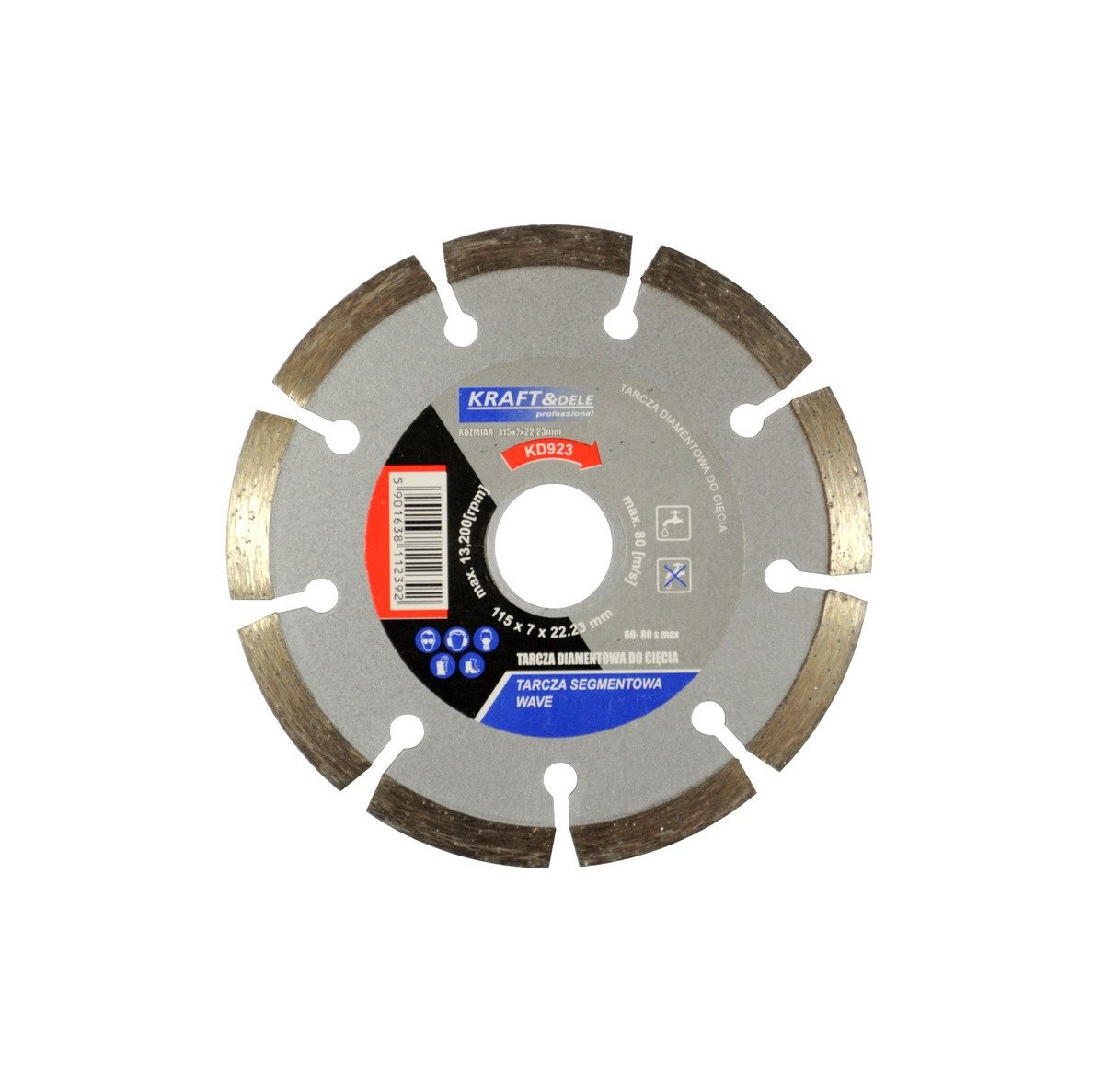 Kraft Dele KD923 Tarcza segmentowa 115x7x22,23mm