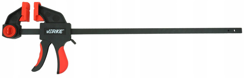Verke V86587 Ścisk stolarski jednoręczny 450 mm