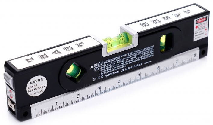 KraftDele KD10438 Poziomica laserowa z miarą 150cm