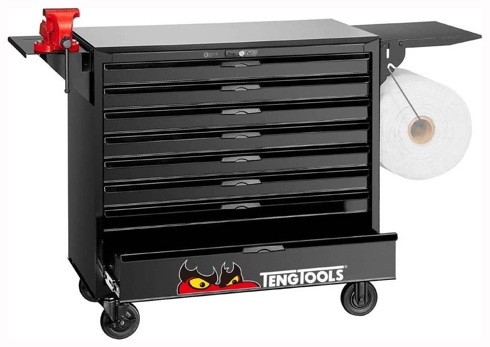 Teng Tools Wózek narzędziowy czarny 1004 el.
