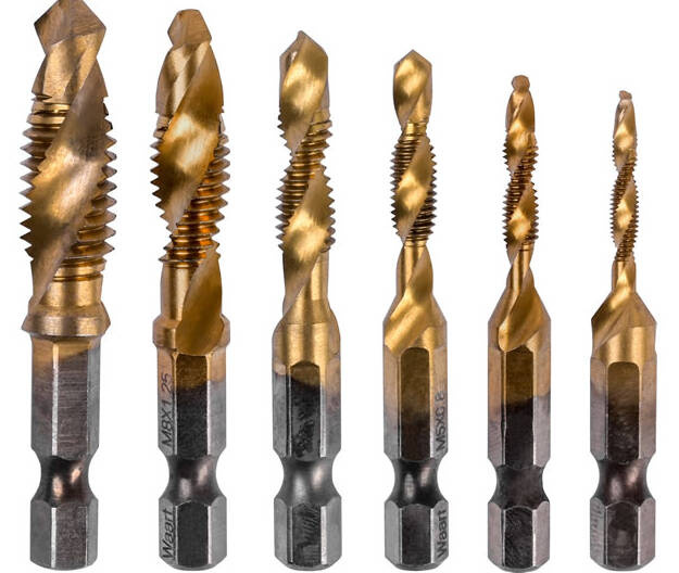 Waart W21M796 Zest wierteł do gwintowników M3-M10