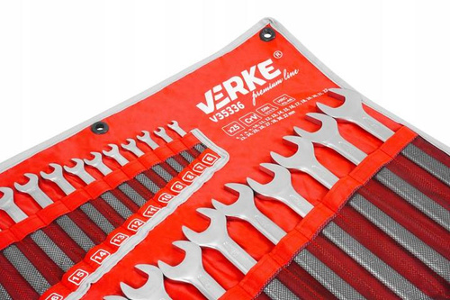 Verke V35336 Klucze płasko-oczkowe 25 el. 6-32mm