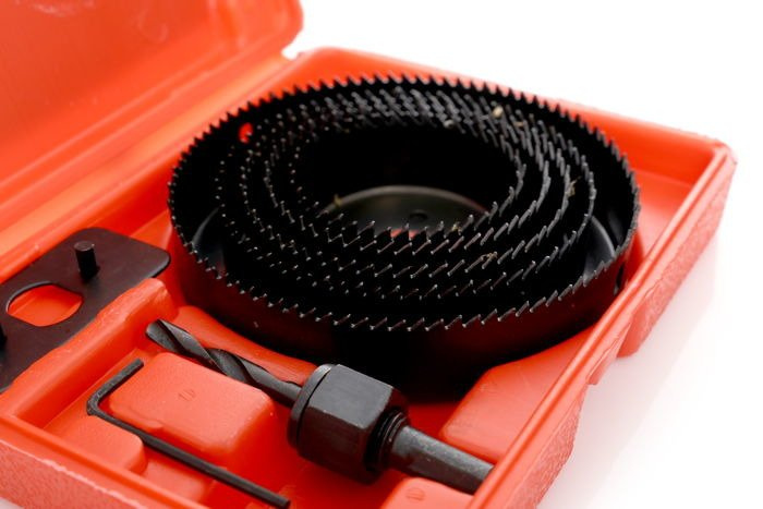 Kraft&Dele KD10279 Otwornice do drewna 8el. walizka akcesoria montażowe