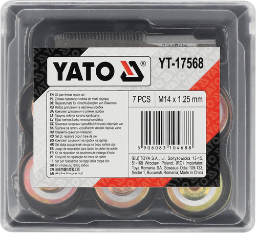 Yato YT-17568 Zestaw naprawczy korków miski olej