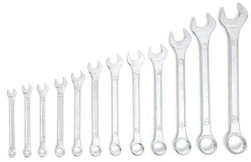 Kraft Dele KD10921 Klucze płasko-oczkowe 12el 6-22