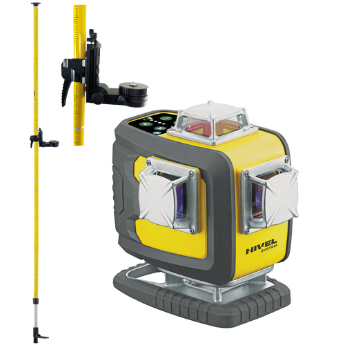 Nivel System CL4D-G Laser krzyżowy zielony zestaw