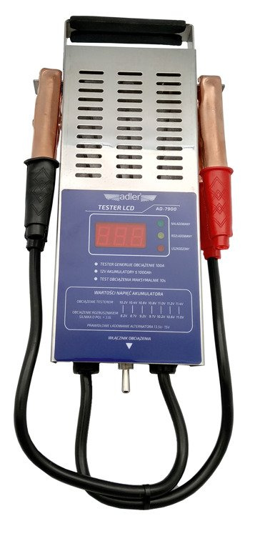 Adler AD-7900 Zwarciowy tester akumulatorów 6/12V