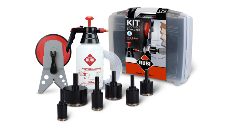 Rubi Zestaw FORAGRES Wiertła Diamentowe do Marmuru