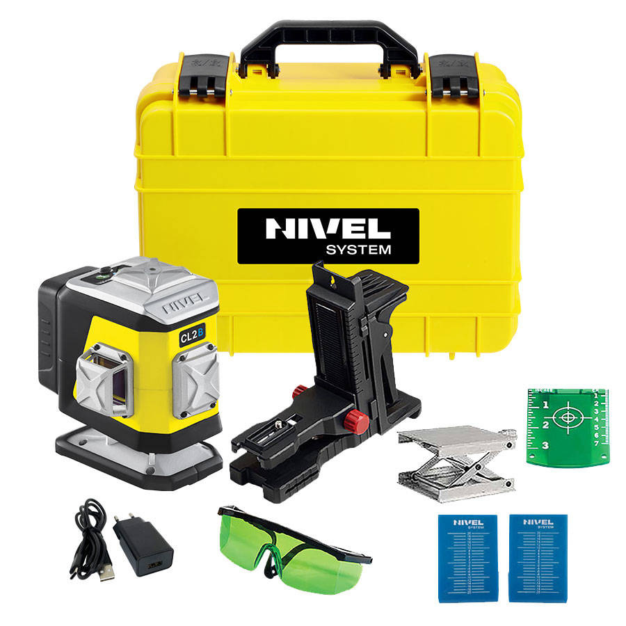 Nivel System CL2B Laser krzyżowy niebieski