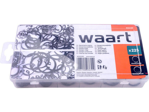 Waart W31A182 Pierścienie segera wew i zewn 225szt