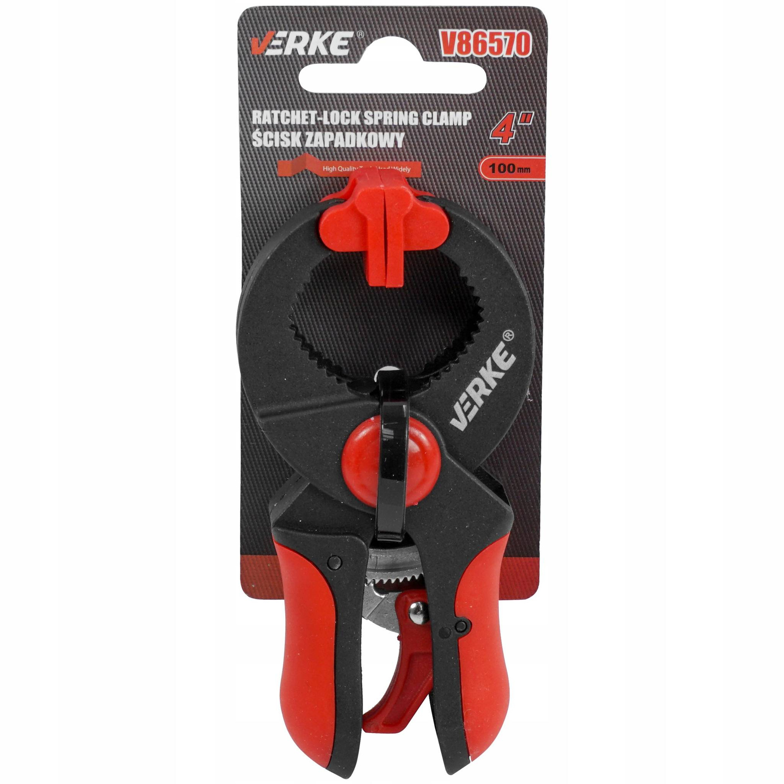Verke V86570 Ścisk zapadkowy stolarski 100mm