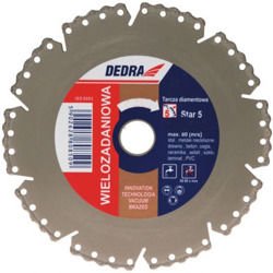 Dedra H1087 Tarcza segment Five Star 230/22,2mm