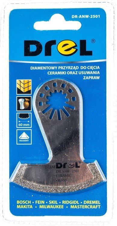 Drel DR-ANW-2501 Brzeszczot do cięcia ceramik 60mm