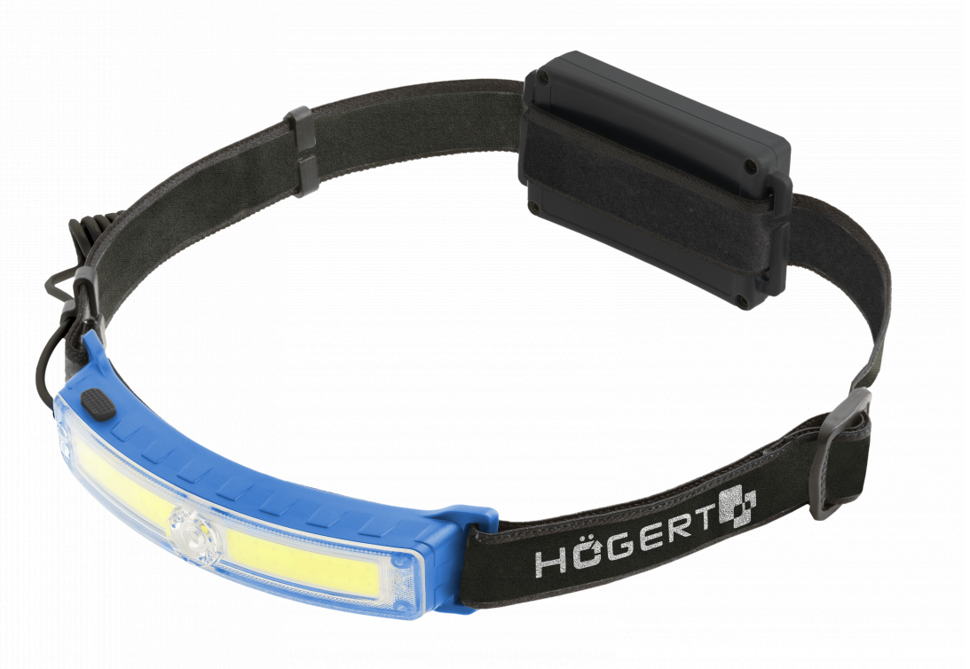 Hogert HT1E428 Lampa czołowa COB XPG USB 6 funkcji