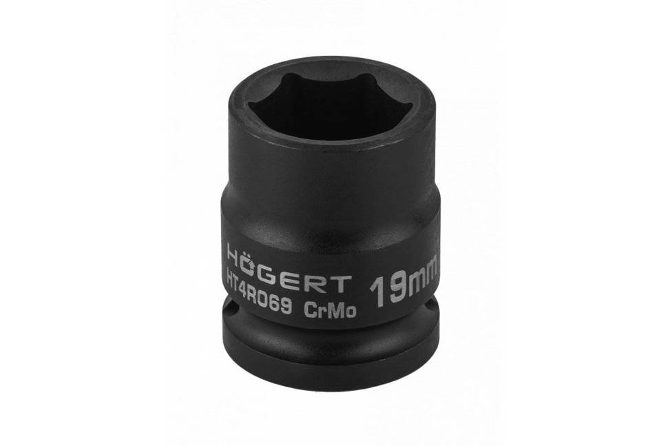 Hogert HT4R069 Nasadka udarowa 1/2'' 19 mm krótka