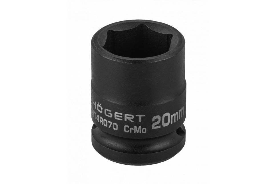 Hogert HT4R070 Nasadka udarowa 1/2'' 20 mm krótka