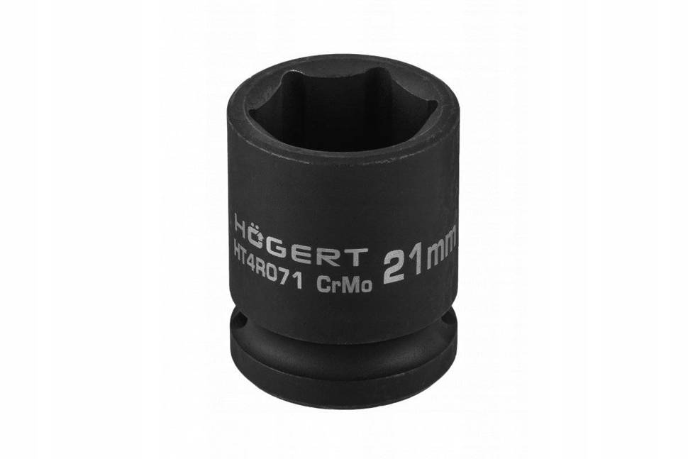 Hogert HT4R071 Nasadka udarowa 1/2'' 21 mm krótka