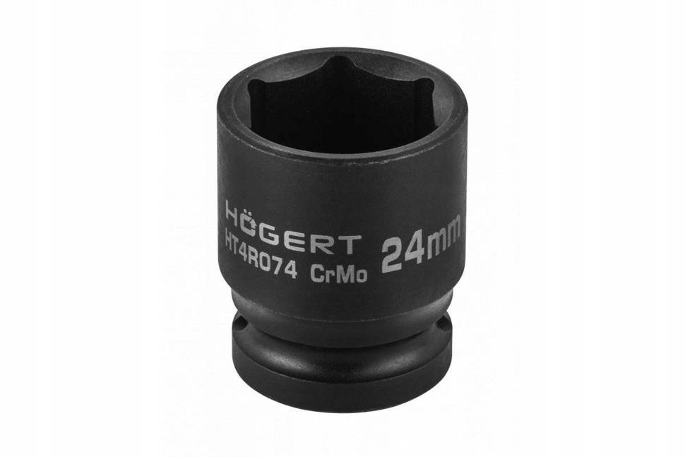 Hogert HT4R074 Nasadka udarowa 1/2'' 24 mm krótka