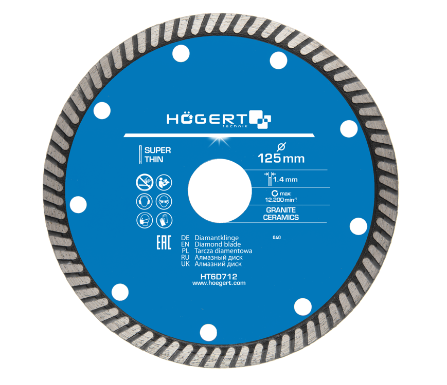 Hogert HT6D712 Tarcza diamentowa 125 mm turbo