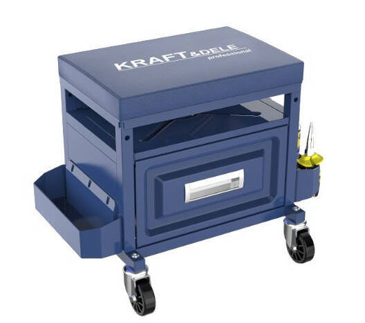 Kraft Dele KD10761 taboret warsztatowy z szuflada