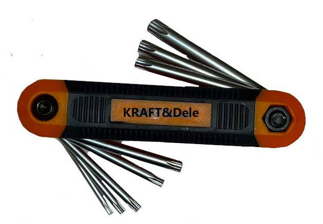 Kraft&Dele KD11935 Zestaw imbusów składanych 