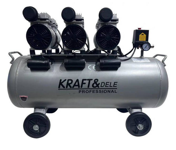 Kraft&Dele KD1397 Kompresor bezolejowy 100L 1500W