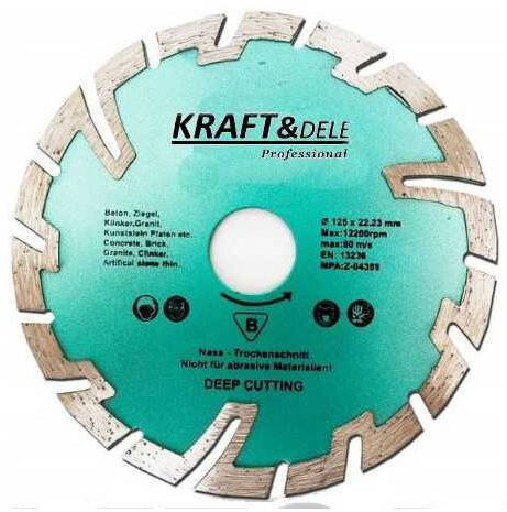 Kraft&Dele KD928 Tarcza diamentowa segmentowa